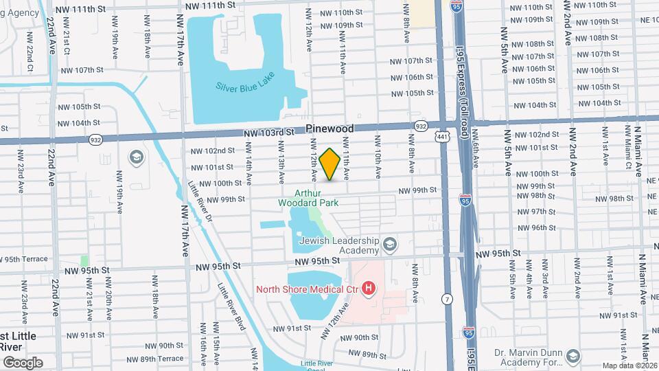 1148 NW 100th St Mapa y Detalles de la Ubicación