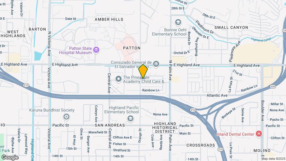 3418 20th St Map and Location Details