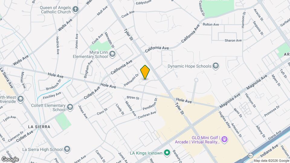 10357 Bonita Ave Map and Location Details