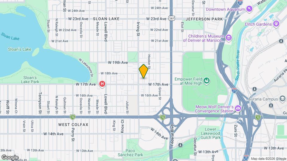 3245 W 17th Ave Mapa y Detalles de la Ubicación