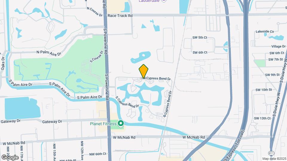 2230 N Cypress Bend Dr, Unit 309 Map and Location Details