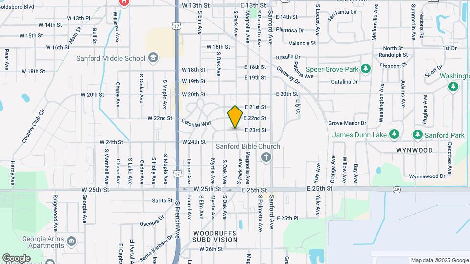 2302 S Park Ave Map and Location Details