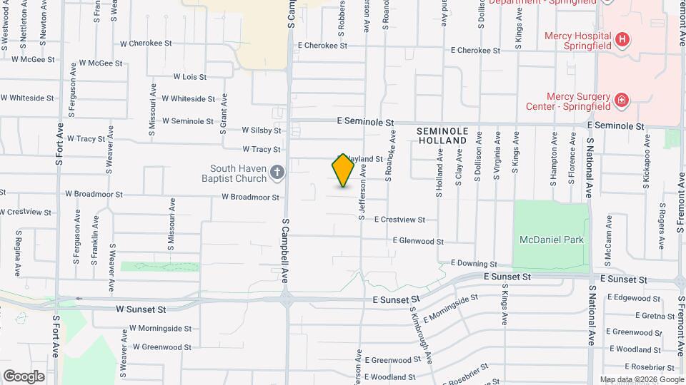 303 E Broadmoor St Map and Location Details