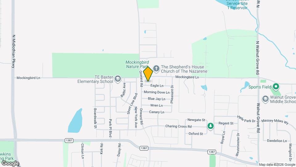 1134 Starling Cir Map and Location Details