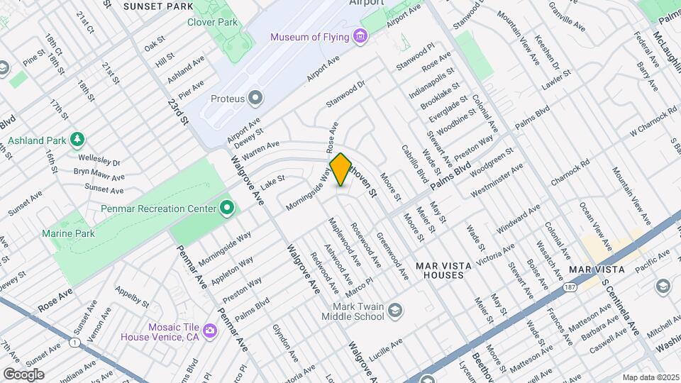 3388 Rosewood Ave Map and Location Details