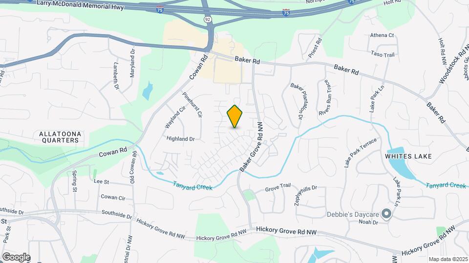 866 Windcroft Cir NW Map and Location Details