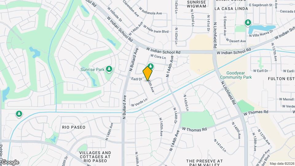 3134 N 145th Ave Map and Location Details