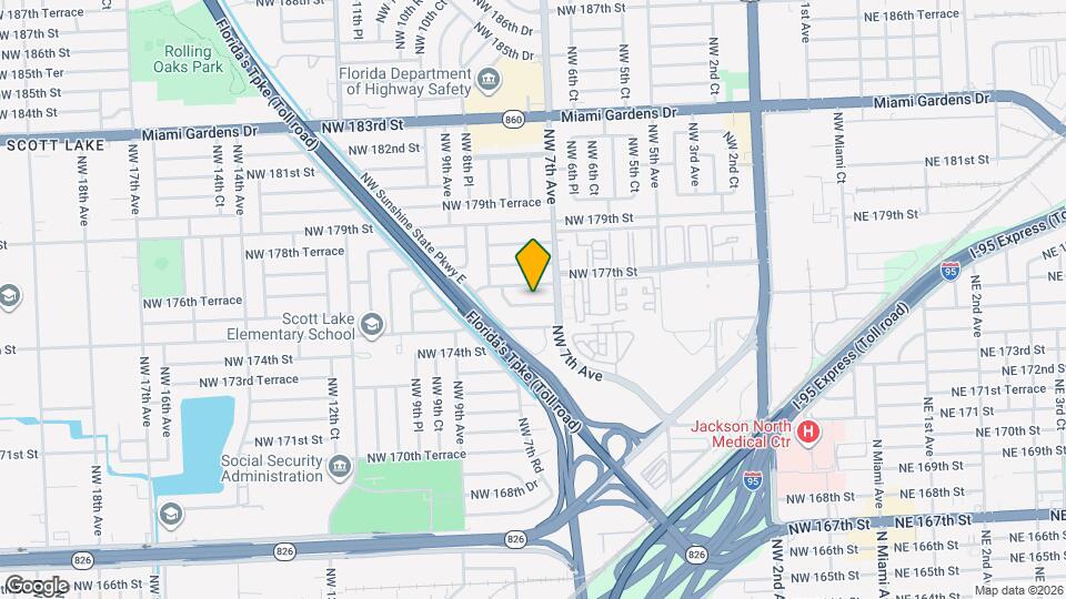 731 NW 175th Dr Map and Location Details