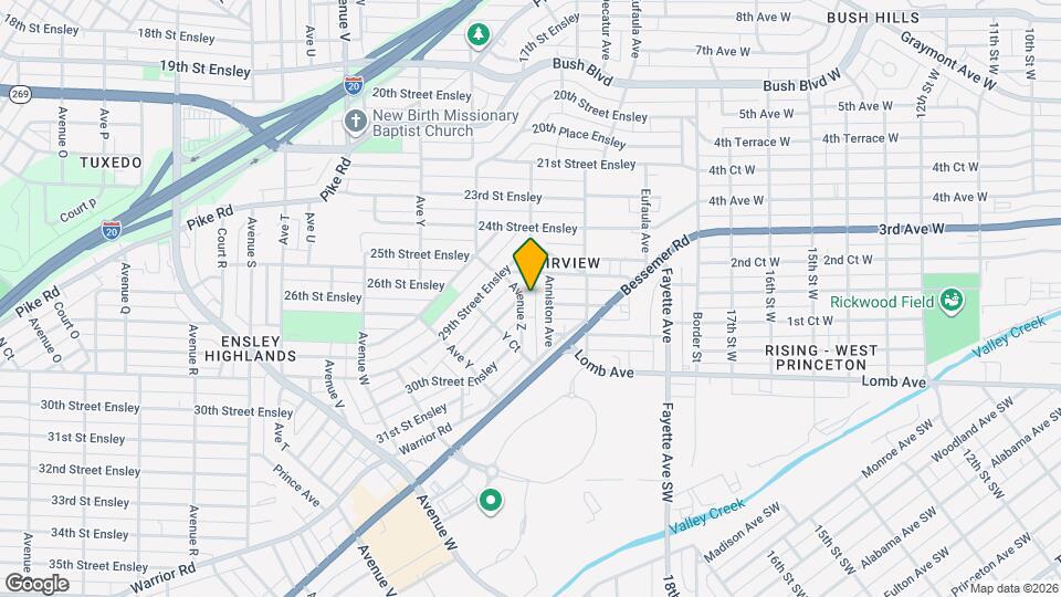 2923 Avenue Z Map and Location Details