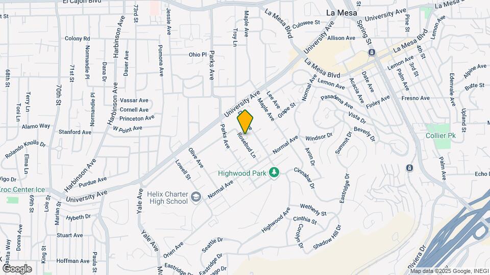 4419 Rosebud Ln Map and Location Details