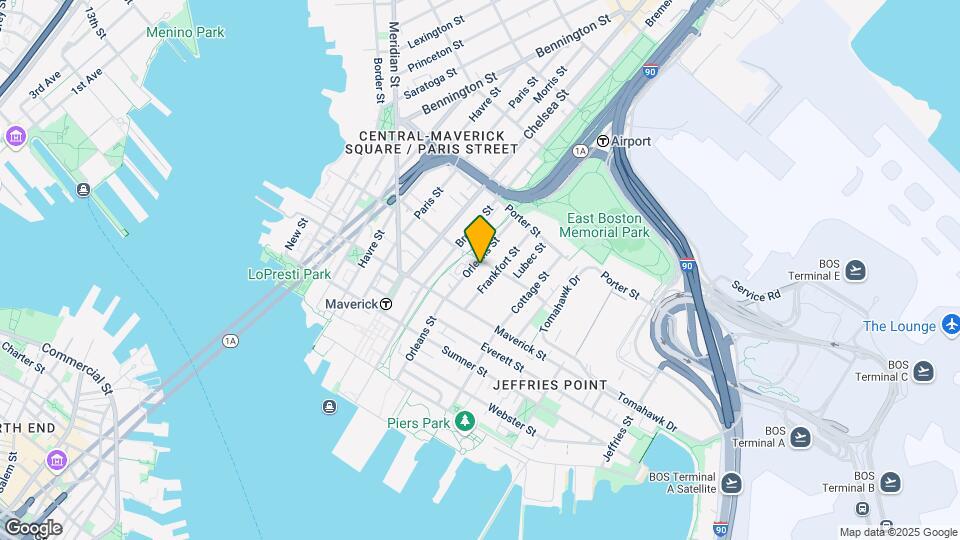 135 Orleans St, Unit #2F Mapa y Detalles de la Ubicación