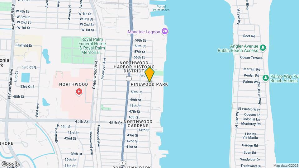 5207 N Flagler Dr Map and Location Details