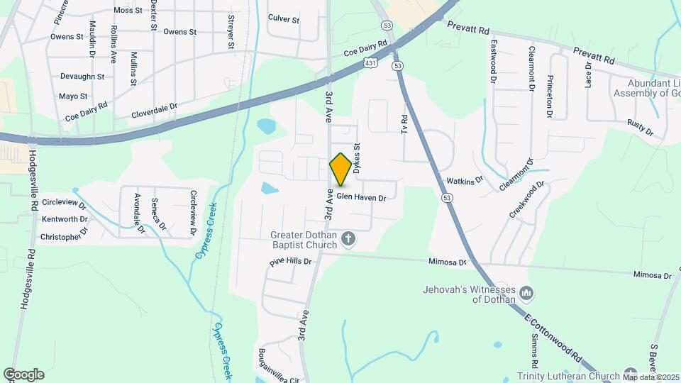 2203 Glen Haven Dr Map and Location Details