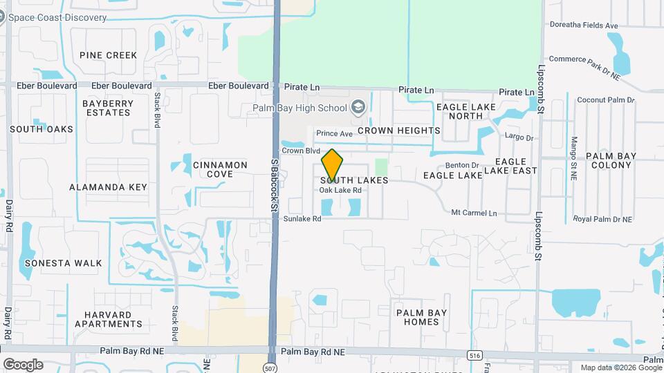 164 Oak Lake Rd Map and Location Details