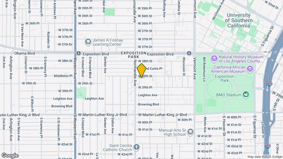 1260 W 39th St Map and Location Details
