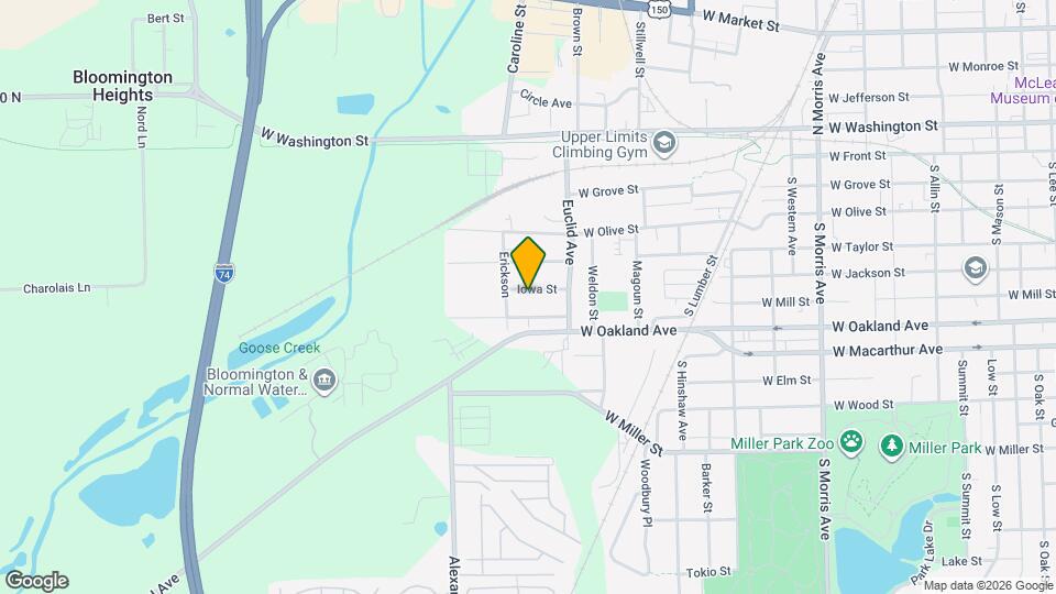 1622 Iowa St Map and Location Details