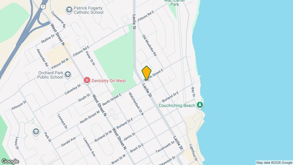 320 Laclie St Map and Location Details