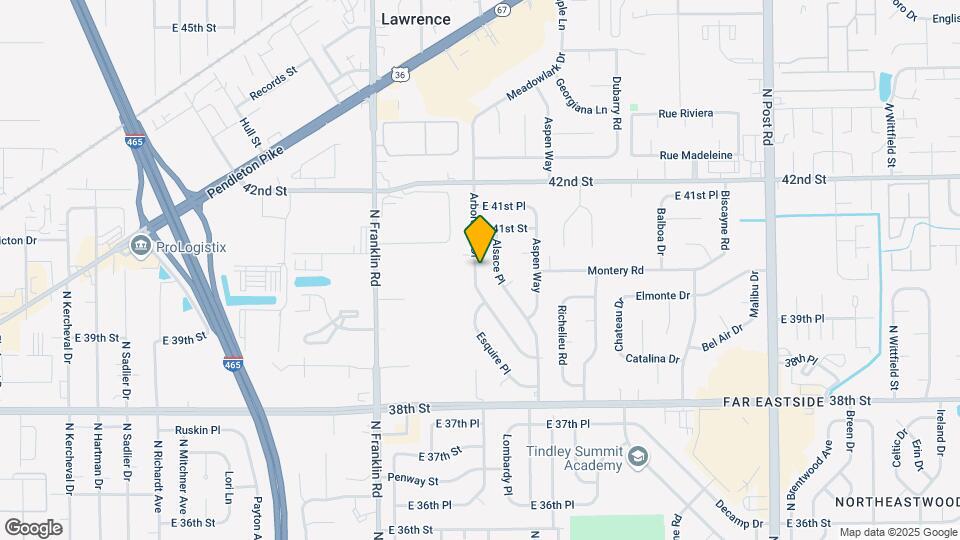 4033 Arborcrest Dr Map and Location Details