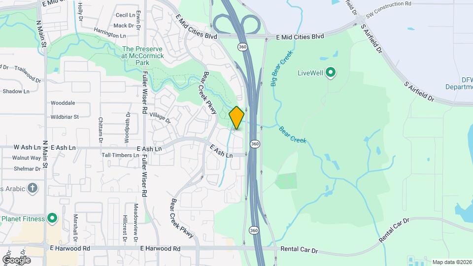 1003 Brook Hollow Dr Map and Location Details