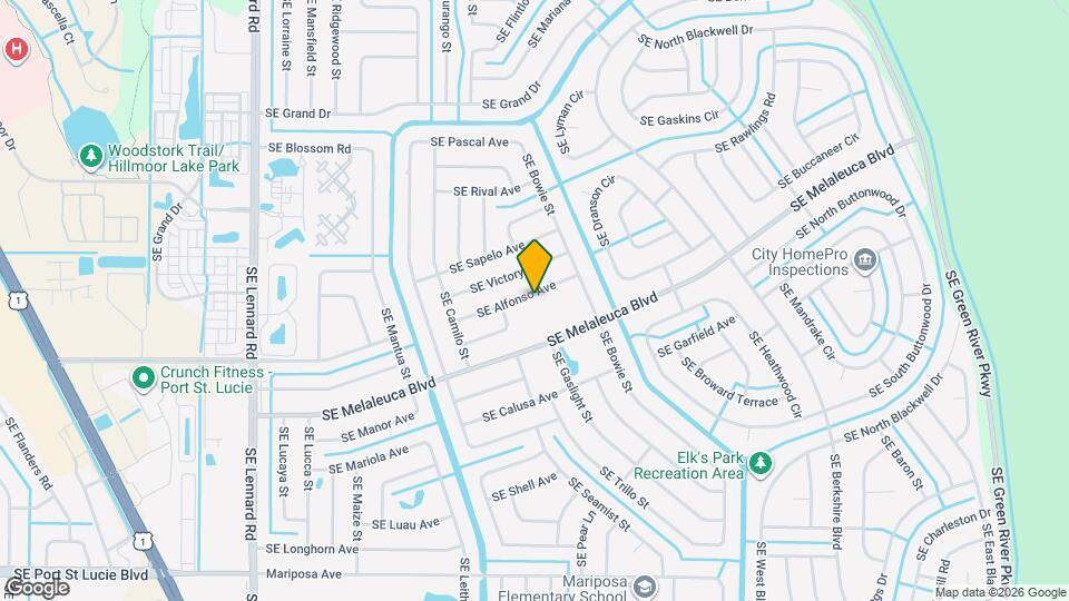 2514 SE Alfonso Ave Map and Location Details