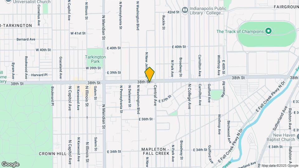 407 E 38th St Map and Location Details