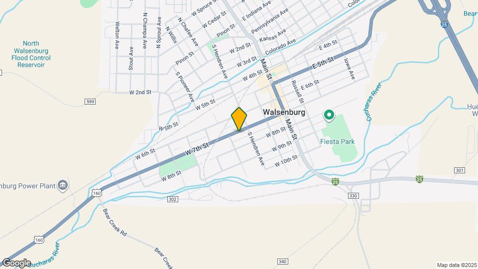 321 W 7th St Map and Location Details