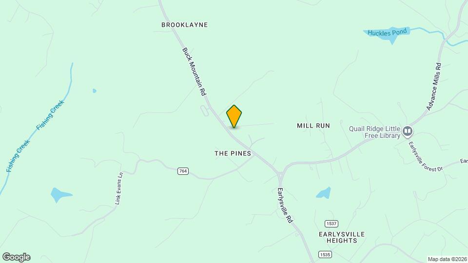 124 Buck Mountain Rd Map and Location Details