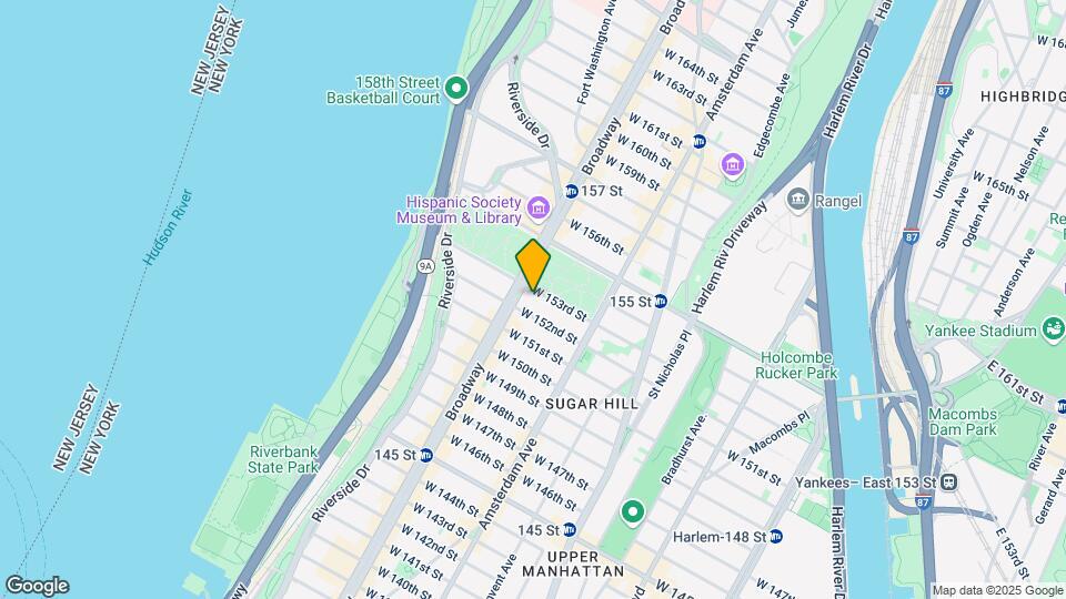 542 West 153rd Street Map and Location Details