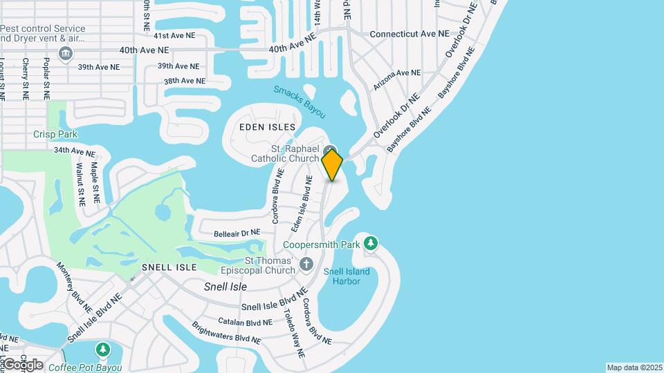 1325 Snell Isle Blvd NE Map and Location Details