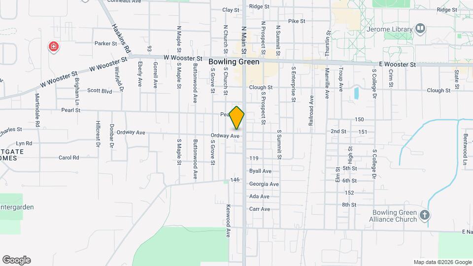 106 Ordway Ave Map and Location Details