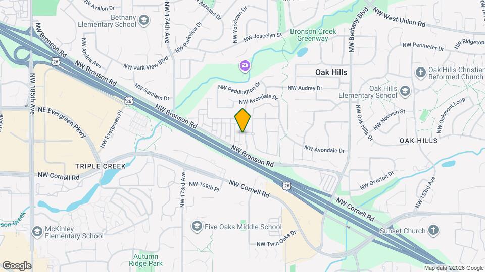 2322 NW 168th Pl Map and Location Details