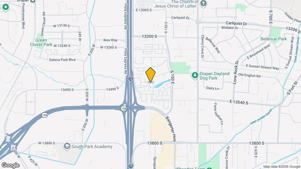 13447 S Silver Rock Ln Map and Location Details