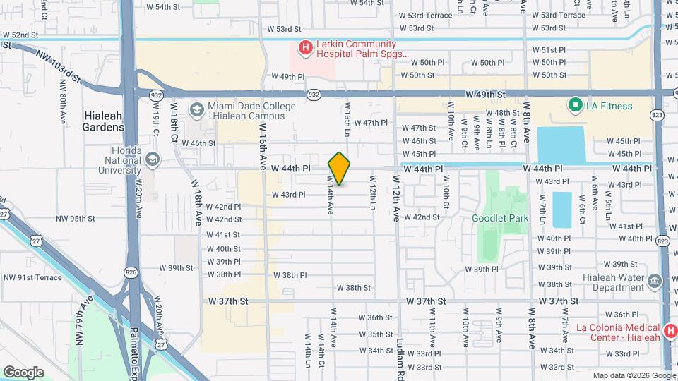 1373 W 43rd Pl Map and Location Details