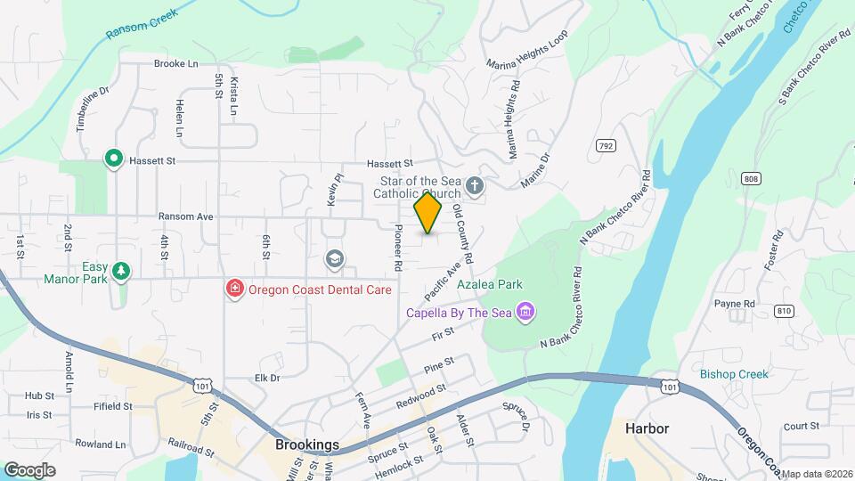 722 Pioneer Rd Map and Location Details