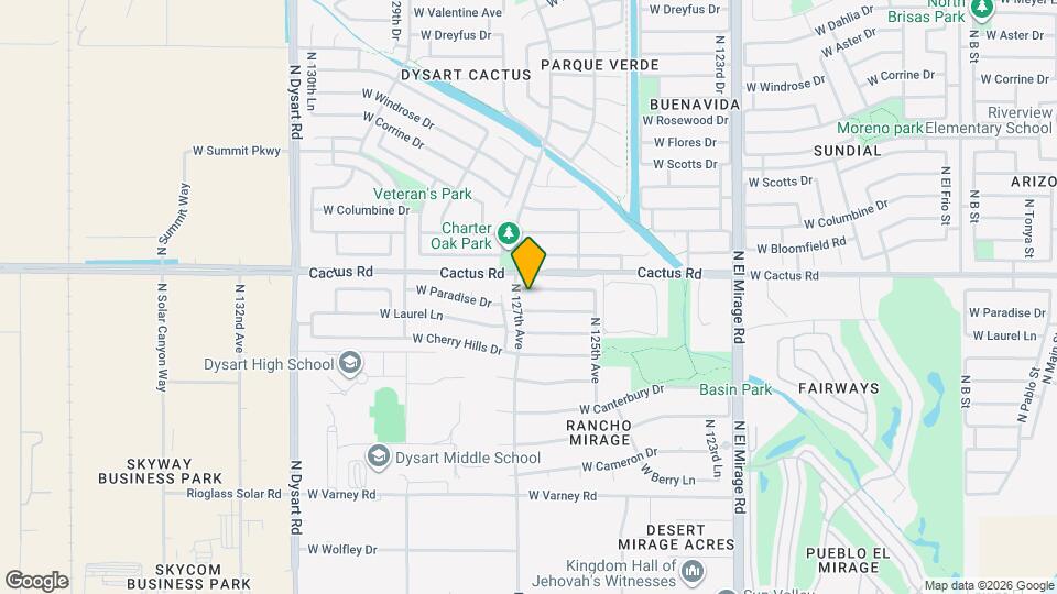 12649 W Shaw Butte Dr, Unit 430 Map and Location Details