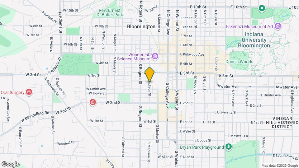 351 S Madison St Map and Location Details