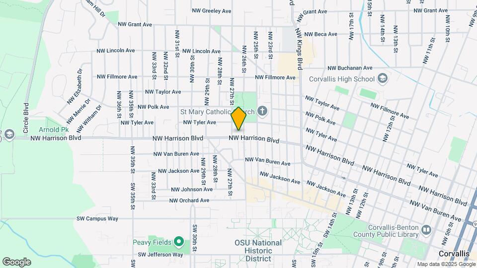 2615 NW Harrison Blvd Map and Location Details