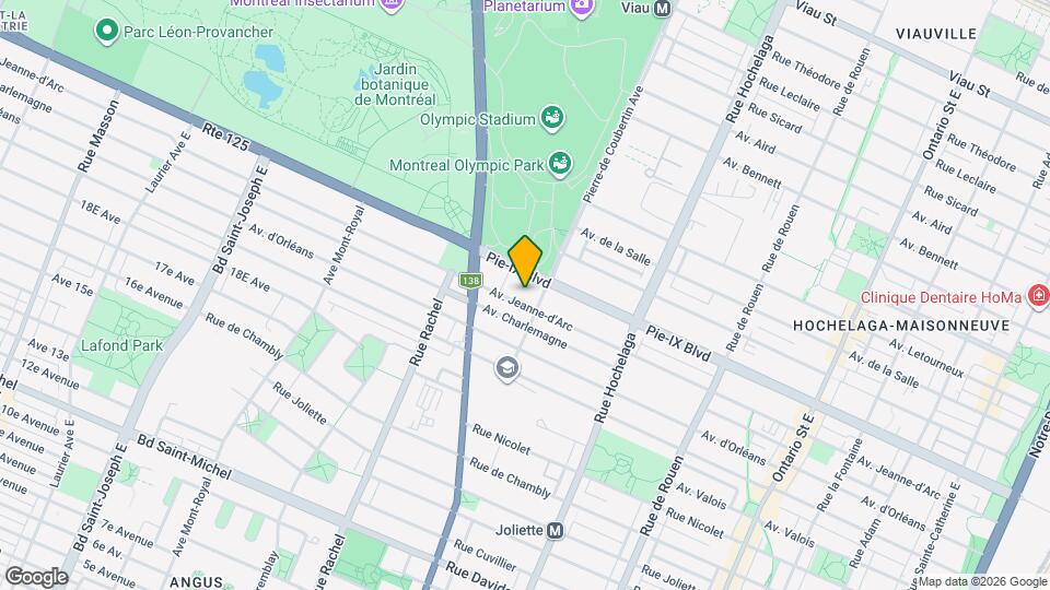 2745 Jeanne-D'arc Av Map and Location Details