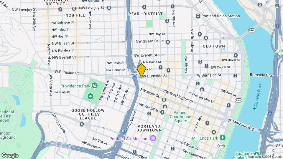 1321 SW Washington St Map and Location Details
