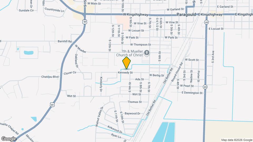 905 Kennedy St Map and Location Details