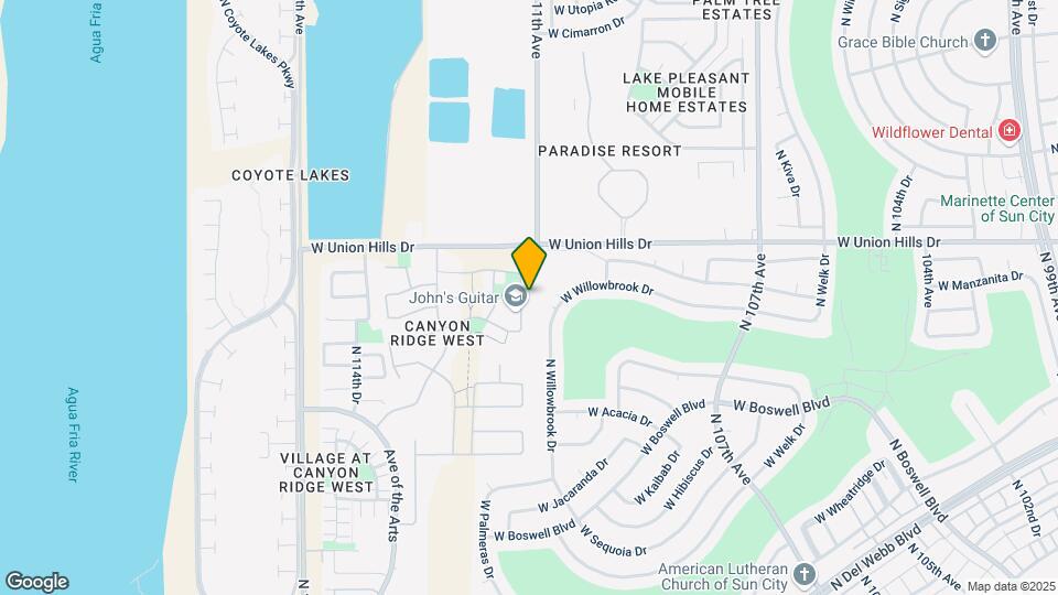 18407 N 111th Dr Map and Location Details