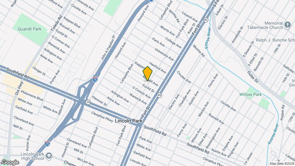 1520 Fort Park Blvd Map and Location Details