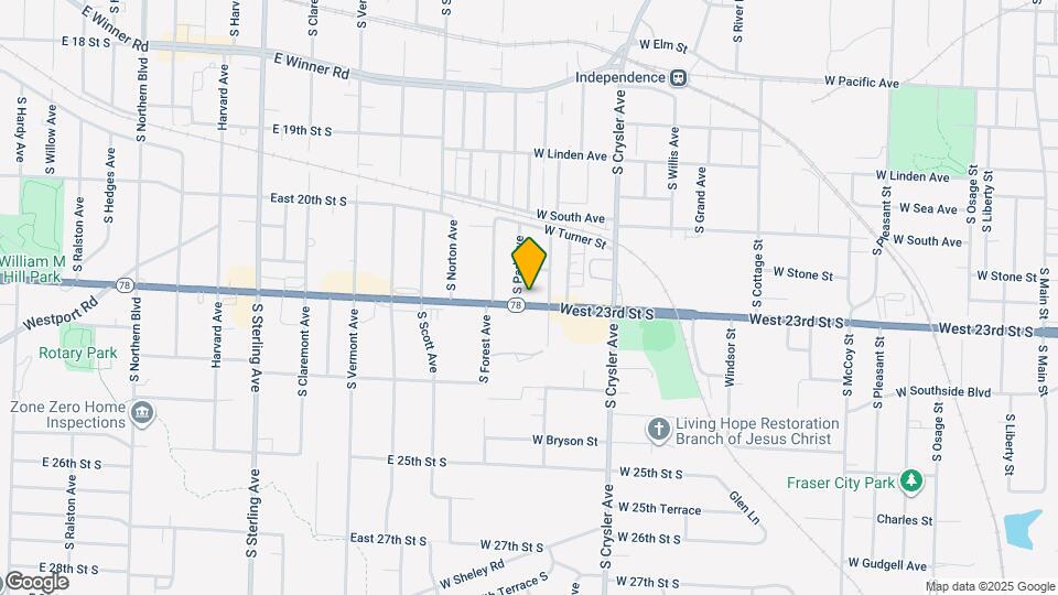 1506 West 23rd St S Map and Location Details