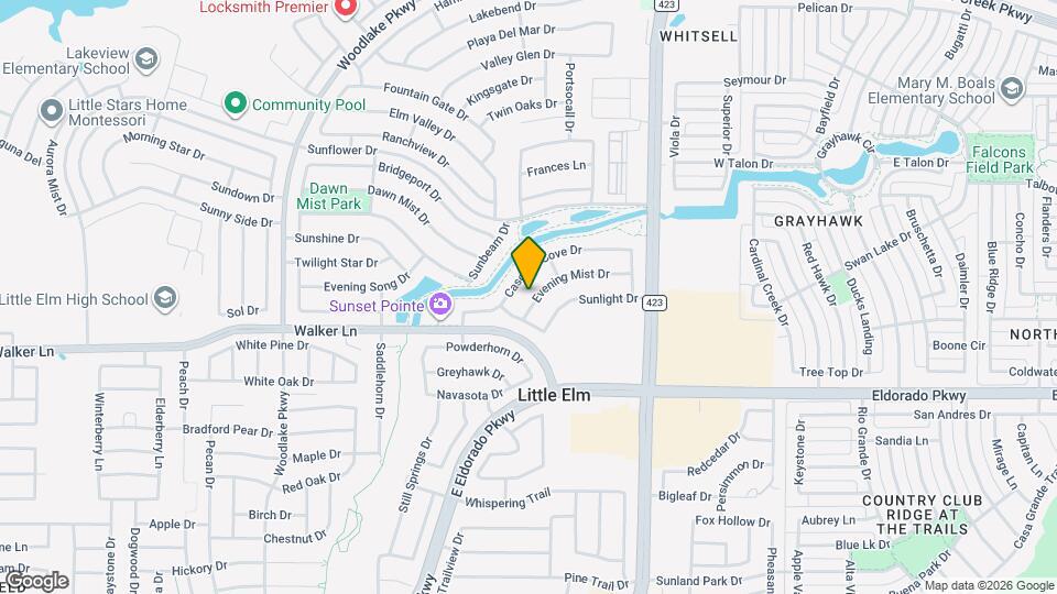 2717 Evening Mist Dr Map and Location Details