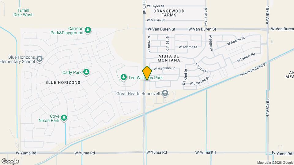 392 S 194th Ln Map and Location Details