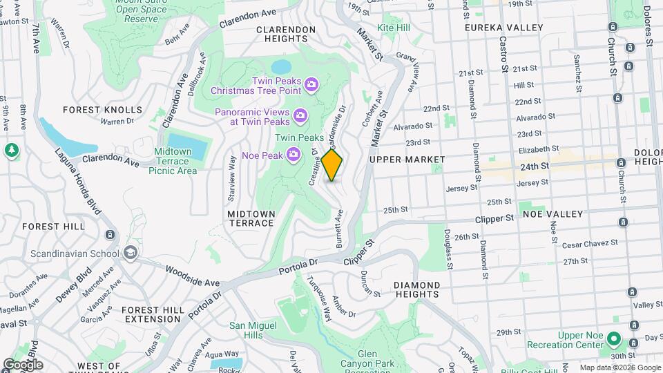 755 Burnett Ave Map and Location Details