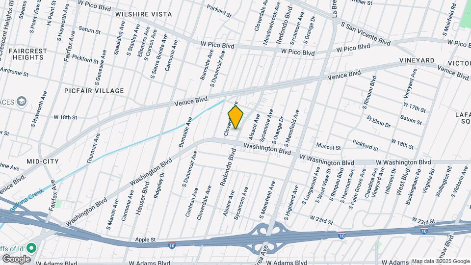1871 S Redondo Blvd Map and Location Details