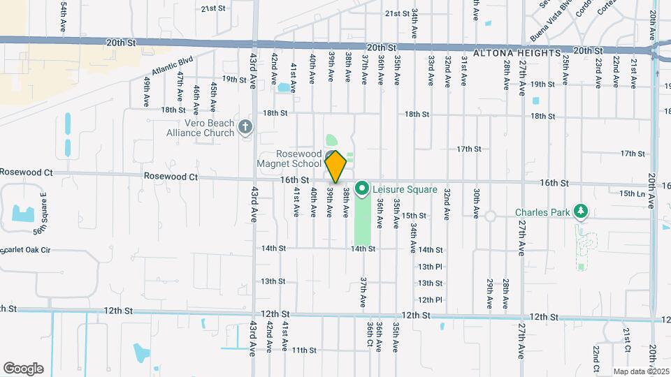 1580 39th Ave Map and Location Details