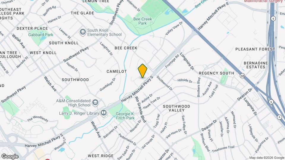 2027 Harvey Mitchell Pkwy S Map and Location Details