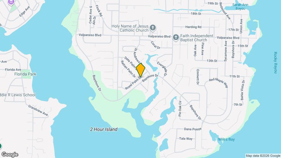 1510 Royal Palm Dr Map and Location Details